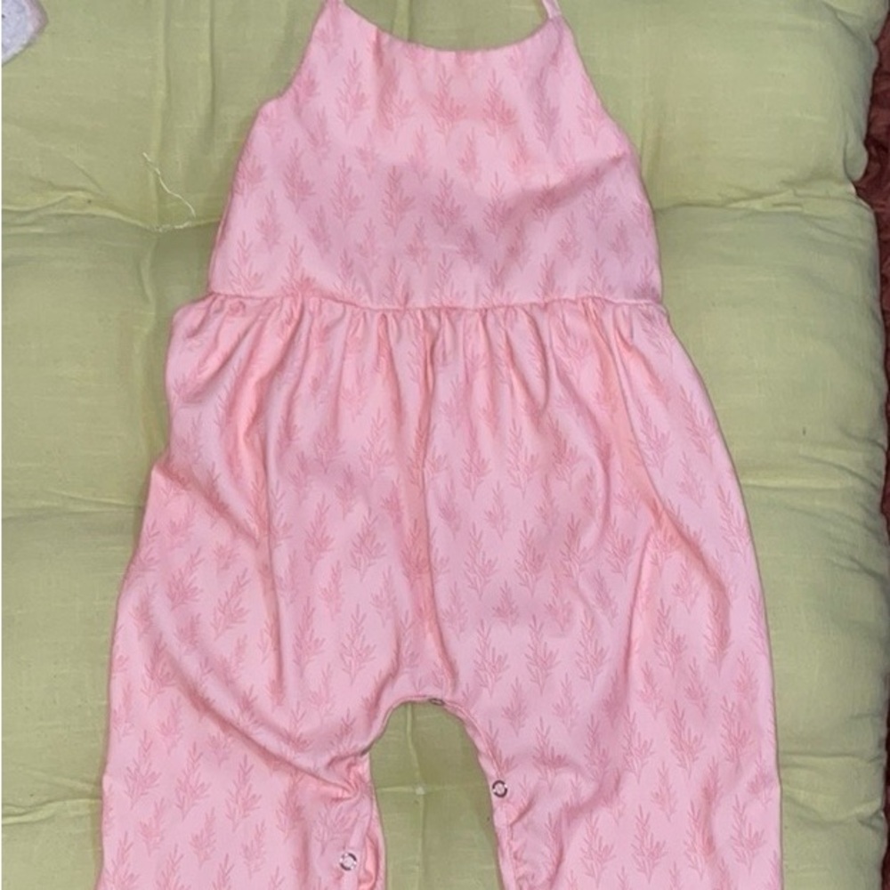 Baileys blossoms Klein tie strap romper w/ small flowers